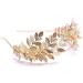 Sither Bridal Gold Leaf Crown Headband for Wedding & Festival Hair Accessories - Buy Online on GoSupps.com