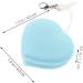 LOGOFUN Heart Shaped Lens Cleaner - Portable Adorable Screen Wipe & Bag Pendant - Blue - International Shipping Available - Buy Online on GoSupps.com