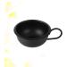 FRCOLOR Unbreakable Black Shaving Bowl with Metal Handle - Ideal for Men s Cream Foam & Lather - Durable Salon Tool | 9.2cm - Buy Online on GoSupps.com