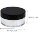 Healvian 4 Sets Powder Box Makeup Powder Puff Powder Puff Foundation Makeup Puff Case Cosmetic Powder Jar - Buy Online on GoSupps.com