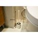 Ikea Black Toilet Brush - Durable Polypropylene 35.6 x 10.9 x 10.4 cm - International Shipping Available - Buy Online on GoSupps.com