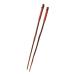 FUNOMOCYA 1 Pair Creative Bamboo Home Restaurant Head Chopsticks Kitchen Wire Pointed for Copper