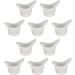 Eye Bath Cups Set - 10 Transparent Silicone Eye Cleaning Cups | Travel Wash Kit - Disposable & Sterile Eye Wash Solution - Buy Online on GoSupps.com