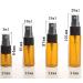 12 Pcs Amber Glass Spray Bottles with Clear Atomizer - 15ml Empty Round Bottles for Essential Oils & Aromatherapy | International Shipping - Buy Online on GoSupps.com