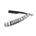 Angoily 2st safe razor handwell for men razor from steel men razor razor made of metal straight hairdresser hairy knife manual man