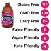 Tiana Fairtrade Organics Pure MCT Oil Energy Weight Loss 300ml Pack of 2 Unflavoured 150 ml (Pack of 2) - Buy Online on GoSupps.com
