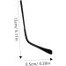 Iwowhero Replacement Glasses Legs & Arms - Durable Black Accessories for Sunglasses | 13x0.5cm - Buy Online on GoSupps.com