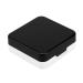 Modern Contact Lens Container with Mirror - Stylish & Hygienic for Home Office & Travel (Black) - Buy Online on GoSupps.com