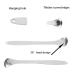 BOSOIRSOU Stainless Steel Tongue Cleaner Set - 6pcs Portable Tongue Scrapers for Adults & Kids Oral Care - Buy Online on GoSupps.com