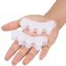 Dr. Pedi Silicone Toe Separator 10 Pieces - Toe Corrector for Women & Men - Straighteners for Overlapping Toes - Hammer Toe Corrector - Yoga Feet Alignment - Clear - Buy Online on GoSupps.com