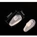 NLQHOPTS Push in Glasses Nose Pads 5 Pairs Eyglasses Soft Silicone 14mm Nose Piece Nose Bridgre Pads Anti Slip Nose Guard for Eyeglass Sunglasses - Buy Online on GoSupps.com