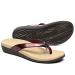 Sounity Womens Orthopedic Sandals with Bowknot Design Plantar Fasciitis Arch Support Sandals for Feet Comfortable Walking Flip flops with Deep Heel for Pain Relief 8 W3-fuchsine
