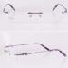 Noyota Metal Nasal Cushion Holder | Nose Bridge Replacement for Borderless Glasses | Purple Glasses Spare Parts - 1 Pair of Metal Replacement Brackets - Buy Online on GoSupps.com