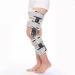 Orthopedic knee Hinged Support Orthotics Knee Brace Joint Immobilizer Adjustable Size Length for ACL/MCL/PCL/Meniscus/Ligament/Sports Injuries Osteoarthritis Orthopedic Rehab(One size fits all)(C Gray