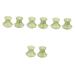 Beaupretty 8 pcs face Skin Massager handmadegua sha Tool gua sha Facial Tool Mushroom Shape guasha Scraping Warmer Massager Scraper Tool Eye Care Massage Roller Small Tools Miss Jade Cosmetic 4x3.8cmx4pcs Greenx4pcs