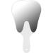 Cute Tooth Shaped Mirror with Handle Small Gift for Dental Clinic 3 Colors Available PC Material Designed for Oral Observation (White) - Buy Online on GoSupps.com