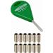 Surf Repair Co. Fin Key for FCS and Futures Fin Systems. Multiple Color and Screw Sets Available. Green 12 Screw Set