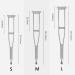Underarm Crutches for Adults Double Adjustable Medical Crutches Non-Slip Walking Stick Sturdy Stainless Steel(1 Pair) (Size : 110-130CM) Anniversary Lucky Star 93-113CM - Buy Online on GoSupps.com