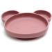Kadazzel 6 Piece Baby Led Weaning Set - Silicone Plate, Bowl, Utensils, Sippy Cup, Straw, Bib - Pink - Buy Online on GoSupps.com