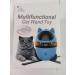 PETTOM Interactive Cat Toy 3-in-1 Automatic - 2023 Upgrade with Rotating Feather Tracks Ball - USB Rechargeable Kitten Toy for Indoor Cats - Blue - Buy Online on GoSupps.com