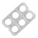 PRETYZOOM Egg Storage Rack Mold Silicone Molds Resin Molds Candle Resin DIY Mold Manual Mold Crystal Cake Mold