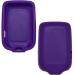 Rockadex - Silicone Case Compatible for Freestyle Libre Reader Custom-Designed to Suit Libre 1 & 2 Diabetic Supplies (Purple)