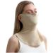 NAERTFD Sun Protection Mask | Breathable Full Face Veil for Women | Ice Silk Summer Outdoor Sports Mask - Buy Online on GoSupps.com
