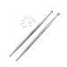 Airgoesin 2pcs Tonsil Stone Removal Pick Tonsillolith Premium Tool Stainless Steel Oral Cleaner with 10 Soft Silicone Caps Removal Picks