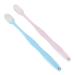 Gleavi 2st full head toothbrush manual toothbrush bathroom toothbrush extra soft couple toothbrush normal toothbrush toothbrush dentist toothed toothbrush lovers handle adult