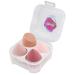 Miss Lil USA Makeup Sponge Blender Multicolor Set - Non Latex, Soft, Professional Beauty Sponge Foundation Blending Blender with Egg Case, Flawless for Cream, Powder and Liquid (4PCS, Pink, Nude) 4 Count (Pack of 1) Pink, …