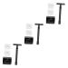 Minkissy 3 sets of razor-set manual razor tools for men ergonomic bartschneider vintage barturasier handled safety razor wooden man The handle is bamboo blackx3st 11.2x4.43cmx3pcs