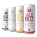 Wild Bill's - 4-Flavor Soda Variety Sampler, Root Beer + Vanilla Cream + Black Cherry + Orange Cream, Pure Cane Sugar, NO High Fructose Corn Syrup, Caffeine Free, Gluten Free, Vegan (12 oz, 12-Pack) Black Cherry, Vanilla, Orange, Root Beer