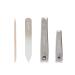 w. cuticle push nail file small clipper and large clipper grey