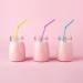 200 Count 100% Plant-Based Compostable Colorful Straws | KTOB Biodegradable Flexible Drinking Straws - Buy Online on GoSupps.com
