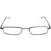 Metal Frame Portable Spring Hinge Reading Glasses Brown +2.5 | Stylish & Comfortable Readers for Every Occasion - Buy Online on GoSupps.com