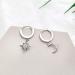 Ear Stud Earrings for Women Asymmetric Pendant Ear Clips Female Delicate Simple Vintage Ear Buckle Party Gift e Ear Studs - Buy Online on GoSupps.com