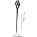 Mikinona 1pc Vintage Hairpins Chinese Hair Sticks Chinese Hair Accessories Fashion Hair Clips Vintage Hair Sticks Chinese Hair Chopsticks for Women Fashion Hair Sticks Natural Bamboo Japan - Buy Online on GoSupps.com