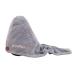 Washing hair-turban gray microfiber turban towel for quick hair drying super soft perfect for hair care with a practical fixing button