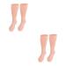 minkissy 2 Pairs Exfoliating Moisturizing Socks Girls High Heels Women s Socks Skin-friendly Care Socks Cracked Feet Moisturizing Socks Girls Moisturizing Sock Long Moisturizing Sock Sebs