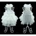 DELIFUR White Dog Wedding Dress - Elegant Princess Dress for Small to Medium Dogs (Size M) - Buy Online on GoSupps.com