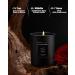 Premium Scented Candles for Men - Sandalwood & Rose 8oz Soy Candle | Perfect Valentine s Day Gift | Masculine Wood Wick Candle in Black Jar - Buy Online on GoSupps.com