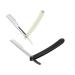 Minkissy Classic vintage razor rash trillless para afeitar para hombre hairformer made of metal razor with a straight bald head razor for men ustura man white cosmetics styler 1 pcs white