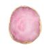 LASSUM Resin Nail Art Palette  Acrylic Gel Polish Holder Drawing Color Paint Dish Glue Pallet Display (Pink)