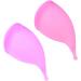 Exceart Menstrual Cup Set - 2 Silicone Period Cups in Pink & Purple | Leak-Proof Durable Monthly Collectors for Women - Buy Online on GoSupps.com