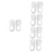 Gatuida 5 Pairs Flat Foot Insoles Gel Shoe Inserts Arch Support Plantar Insoles Arch Insoles Pad O Type Leg Corrector Foot Pad O/x Sole of Foot Supplies Man TPR White