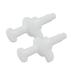 Toilet Seat Parts Including Screw and Nut For Top Mount Toilet Seat Hinges, White Plastic Plastic bolt