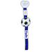 Zigozago Handmade Football Pacifier Chain - 3D Balloon Design Blue Color International Shipping - Buy Online on GoSupps.com