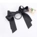 Miya Cute Girls Hair Tie - Elegant Black Lace Satin Bow Hairband | High-Quality Hair Accessory - Buy Online on GoSupps.com