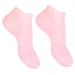 minkissy 1 Pair Sock Moisturizing Foot Skin Protect Soles Foot Lotion Skin Soles Moisturizing Gel Booties Humidor Gel Foot Skin Silicone Moisturing Foot Pink Women's Spa Sebs Moisturize 38X7.5X1cm
