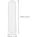 15 Pcs Refillable Essential Oil Nasal Inhaler Tubes - Plastic Aromatherapy Sticks (White) - Buy Online on GoSupps.com